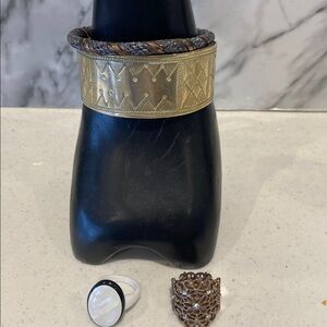 Gold and Silver Jewelry Set